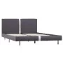 Graues Kunstlederbettgestell 140x200 cm von vidaXL, Betten und Lattenroste - Ref: Foro24-280838, Preis: 179,19 €, Rabatt: %