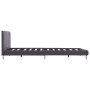 Estructura de cama de cuero sintético gris 140x200 cm de vidaXL, Camas y somieres - Ref: Foro24-280838, Precio: 181,92 €, Des...