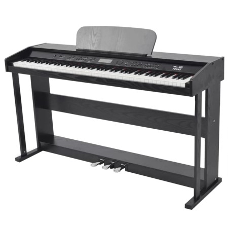 Piano digital de 88 teclas con pedales negro tabla melamina de vidaXL, Pianos - Ref: Foro24-70045, Precio: 441,32 €, Descuent...