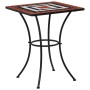 Terracotta and white ceramic mosaic bistro table 60 cm by vidaXL, Garden tables - Ref: Foro24-46708, Price: 105,61 €, Discoun...