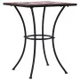 Terracotta and white ceramic mosaic bistro table 60 cm by vidaXL, Garden tables - Ref: Foro24-46708, Price: 103,73 €, Discoun...