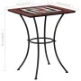 Terracotta and white ceramic mosaic bistro table 60 cm by vidaXL, Garden tables - Ref: Foro24-46708, Price: 103,73 €, Discoun...