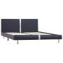 Estructura de cama de cuero sintético negro 140x200 cm de vidaXL, Camas y somieres - Ref: Foro24-280828, Precio: 157,80 €, De...