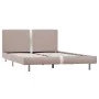 Bettgestell aus Cappuccino-Kunstleder, 140 x 200 cm von vidaXL, Betten und Lattenroste - Ref: Foro24-280843, Preis: 178,72 €,...