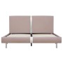 Bettgestell aus Cappuccino-Kunstleder, 140 x 200 cm von vidaXL, Betten und Lattenroste - Ref: Foro24-280843, Preis: 181,46 €,...