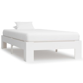 Estructura de cama madera maciza pino blanco 90x200 cm de vidaXL, Camas y somieres - Ref: Foro24-283292, Precio: 115,39 €, De...