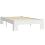 Estructura de cama madera maciza pino blanco 90x200 cm de vidaXL, Camas y somieres - Ref: Foro24-283292, Precio: 113,45 €, De...