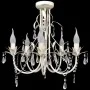 Elegant crystal chandelier pendant lamp 5 bulbs by vidaXL, chandeliers - Ref: Foro24-240687, Price: 82,99 €, Discount: %