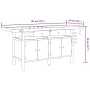 Banco de trabajo cajones y tornillos banco madera 192x62x83 cm