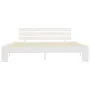 Estructura de cama de madera maciza de pino blanco 160x200 cm de vidaXL, Camas y somieres - Ref: Foro24-283158, Precio: 149,4...