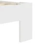 Estructura de cama de madera maciza de pino blanco 160x200 cm de vidaXL, Camas y somieres - Ref: Foro24-283158, Precio: 149,4...