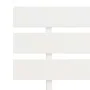 Estructura de cama de madera maciza de pino blanco 160x200 cm de vidaXL, Camas y somieres - Ref: Foro24-283158, Precio: 149,4...