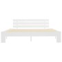 Estructura de cama de madera maciza de pino blanco 180x200 cm de vidaXL, Camas y somieres - Ref: Foro24-283159, Precio: 124,1...