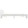 Solid white pine wood bed frame 180x200 cm by vidaXL, Beds and slatted bases - Ref: Foro24-283159, Price: 122,91 €, Discount: %
