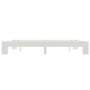 Estructura de cama de madera maciza de pino blanco 160x200 cm de vidaXL, Camas y somieres - Ref: Foro24-283296, Precio: 181,3...