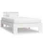 Estructura de cama de madera maciza de pino blanco 90x200 cm de vidaXL, Camas y somieres - Ref: Foro24-283154, Precio: 95,49 ...