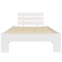 Estructura de cama de madera maciza de pino blanco 90x200 cm de vidaXL, Camas y somieres - Ref: Foro24-283154, Precio: 96,64 ...