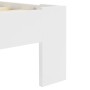 Estructura de cama de madera maciza de pino blanco 90x200 cm de vidaXL, Camas y somieres - Ref: Foro24-283154, Precio: 96,64 ...