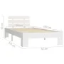 Massives Bettgestell aus weißem Kiefernholz, 90 x 200 cm von vidaXL, Betten und Lattenroste - Ref: Foro24-283154, Preis: 95,4...