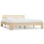 Estructura de cama de madera maciza de pino 180x200 cm de vidaXL, Camas y somieres - Ref: Foro24-283165, Precio: 131,18 €, De...