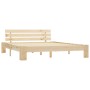 Estructura de cama de madera maciza de pino 180x200 cm de vidaXL, Camas y somieres - Ref: Foro24-283165, Precio: 131,89 €, De...