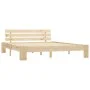 Estructura de cama de madera maciza de pino 180x200 cm de vidaXL, Camas y somieres - Ref: Foro24-283165, Precio: 131,18 €, De...