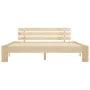Estructura de cama de madera maciza de pino 180x200 cm de vidaXL, Camas y somieres - Ref: Foro24-283165, Precio: 131,18 €, De...