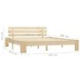 Estructura de cama de madera maciza de pino 180x200 cm de vidaXL, Camas y somieres - Ref: Foro24-283165, Precio: 131,18 €, De...