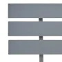 Solid gray pine wood bed frame 140x200 cm by vidaXL, Beds and slatted bases - Ref: Foro24-283169, Price: 110,07 €, Discount: %