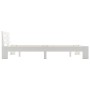 Estructura de cama de madera maciza de pino blanco 140x200 cm de vidaXL, Camas y somieres - Ref: Foro24-283157, Precio: 116,9...
