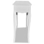 Mesa consola de tocador blanco de vidaXL, Mesas auxiliares - Ref: Foro24-241144, Precio: 139,67 €, Descuento: %