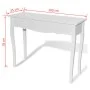 White Vanity Console Table by vidaXL, Side tables - Ref: Foro24-241144, Price: 137,87 €, Discount: %