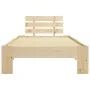 Estructura de cama de madera maciza de pino 100x200 cm de vidaXL, Camas y somieres - Ref: Foro24-283161, Precio: 131,76 €, De...
