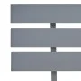Solid gray pine wood bed frame 100x200 cm by vidaXL, Beds and slatted bases - Ref: Foro24-283167, Price: 107,28 €, Discount: %