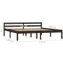 Estructura de cama madera maciza pino marrón oscuro 160x200 cm de vidaXL, Camas y somieres - Ref: Foro24-283206, Precio: 99,6...