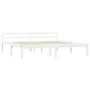 Estructura de cama de madera maciza de pino blanco 160x200 cm de vidaXL, Camas y somieres - Ref: Foro24-283188, Precio: 100,0...