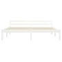 Estructura de cama de madera maciza de pino blanco 160x200 cm de vidaXL, Camas y somieres - Ref: Foro24-283188, Precio: 100,0...