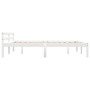 Solid white pine wood bed frame 160x200 cm by vidaXL, Beds and slatted bases - Ref: Foro24-283188, Price: 100,87 €, Discount: %