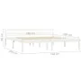 Estructura de cama de madera maciza de pino blanco 160x200 cm de vidaXL, Camas y somieres - Ref: Foro24-283188, Precio: 100,0...