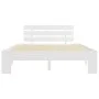 Estructura de cama de madera maciza de pino blanco 120x200 cm de vidaXL, Camas y somieres - Ref: Foro24-283156, Precio: 120,8...