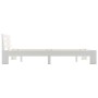 Solid white pine wood bed frame 120x200 cm by vidaXL, Beds and slatted bases - Ref: Foro24-283156, Price: 122,51 €, Discount: %