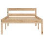 Estructura de cama de madera maciza de pino 100x200 cm de vidaXL, Camas y somieres - Ref: Foro24-283191, Precio: 94,66 €, Des...