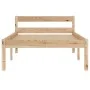 Estructura de cama de madera maciza de pino 100x200 cm de vidaXL, Camas y somieres - Ref: Foro24-283191, Precio: 93,27 €, Des...
