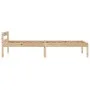 Solid pine wood bed frame 100x200 cm by vidaXL, Beds and slatted bases - Ref: Foro24-283191, Price: 93,27 €, Discount: %