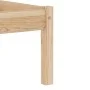 Estructura de cama de madera maciza de pino 100x200 cm de vidaXL, Camas y somieres - Ref: Foro24-283191, Precio: 93,27 €, Des...