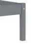 Estructura de cama de madera maciza de pino gris 90x200 cm de vidaXL, Camas y somieres - Ref: Foro24-283196, Precio: 94,90 €,...