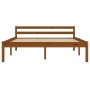 Bettgestell aus massivem Kiefernholz, honigbraun, 120 x 200 cm von vidaXL, Betten und Lattenroste - Ref: Foro24-283210, Preis...