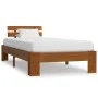 Estructura de cama madera maciza pino marrón miel 90x200 cm de vidaXL, Camas y somieres - Ref: Foro24-283178, Precio: 103,60 ...