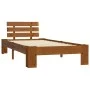 Estructura de cama madera maciza pino marrón miel 90x200 cm de vidaXL, Camas y somieres - Ref: Foro24-283178, Precio: 103,60 ...