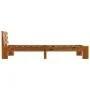 Estructura de cama madera maciza pino marrón miel 90x200 cm de vidaXL, Camas y somieres - Ref: Foro24-283178, Precio: 103,60 ...